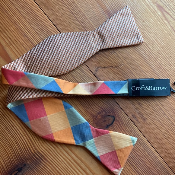 NWT Croft & Barrow reversible bow tie - Picture 2 of 2
